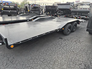 P.J. Trailers 20' Buggy Hauler, 10K GVWR, Slide In Ramps
