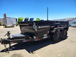 Norstar 12x72 IronBull Tandem Axle Dump, 15K GVWR, 24" Sides, Solar Charger Stock #NST1509 - Thumbnail 4
