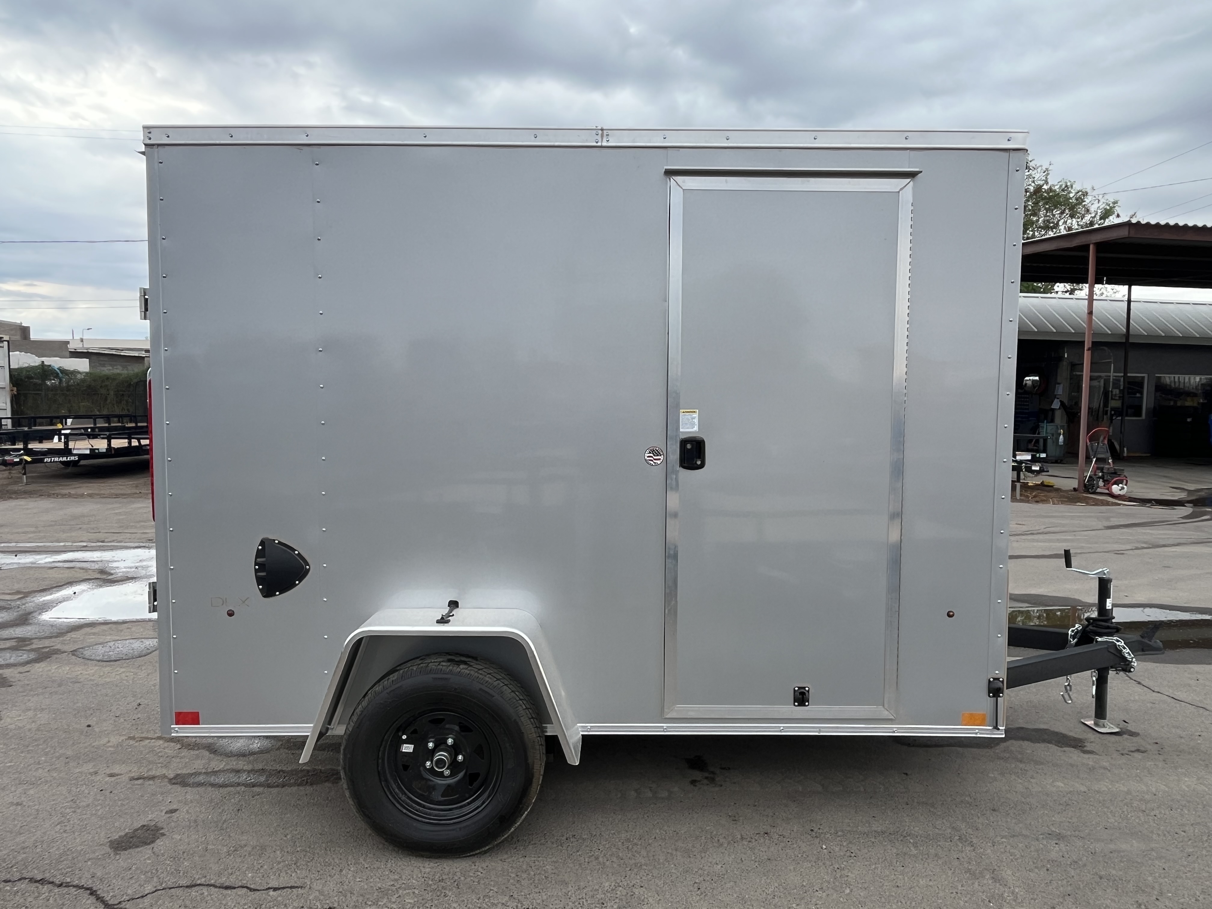 Compass 6'x10' Enclosed Cargo Trailer w/ Rear Ramp Door