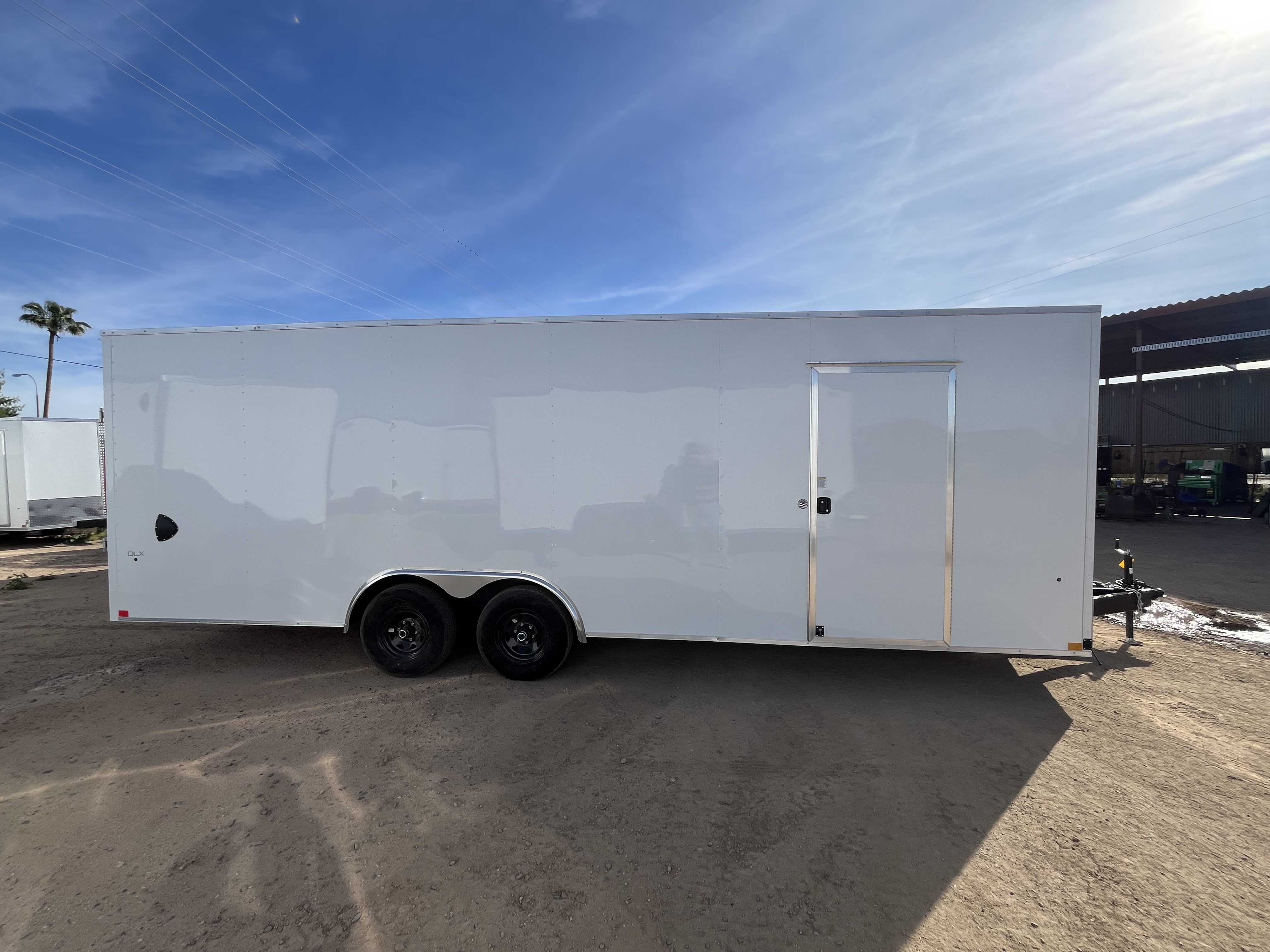 Compass 24x8.5 Indigo DLX Car Hauler, 10K GVWR, 6" Extra Height, Ramp Door - Stock #CMP2769 - Image 4 of 11