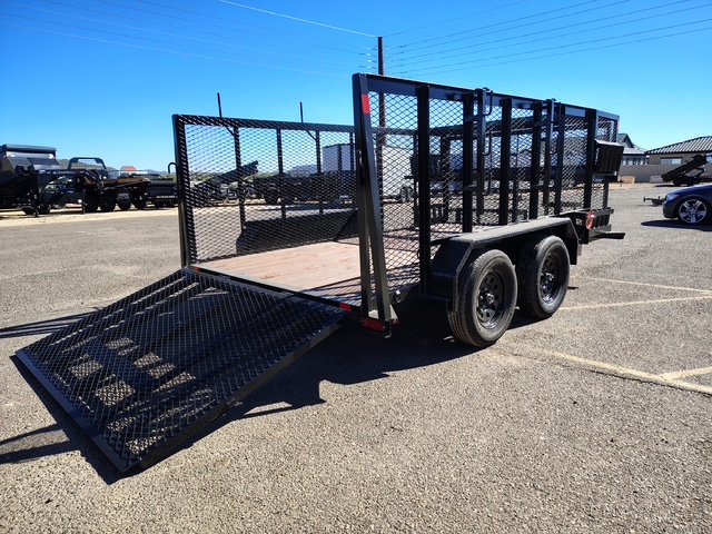 Sun Country Trailers 12X83 Landscape Deluxe, 4' Expanded Sides, 4' Ramp Gate, Tool Holders - Stock #PLC0930 - Image 3 of 5