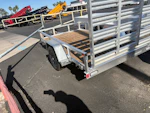 Sure-Trac 10x6 Aluminum Utility, 3K GVWR, Ramp Gate Stock #SR004 - Thumbnail 3