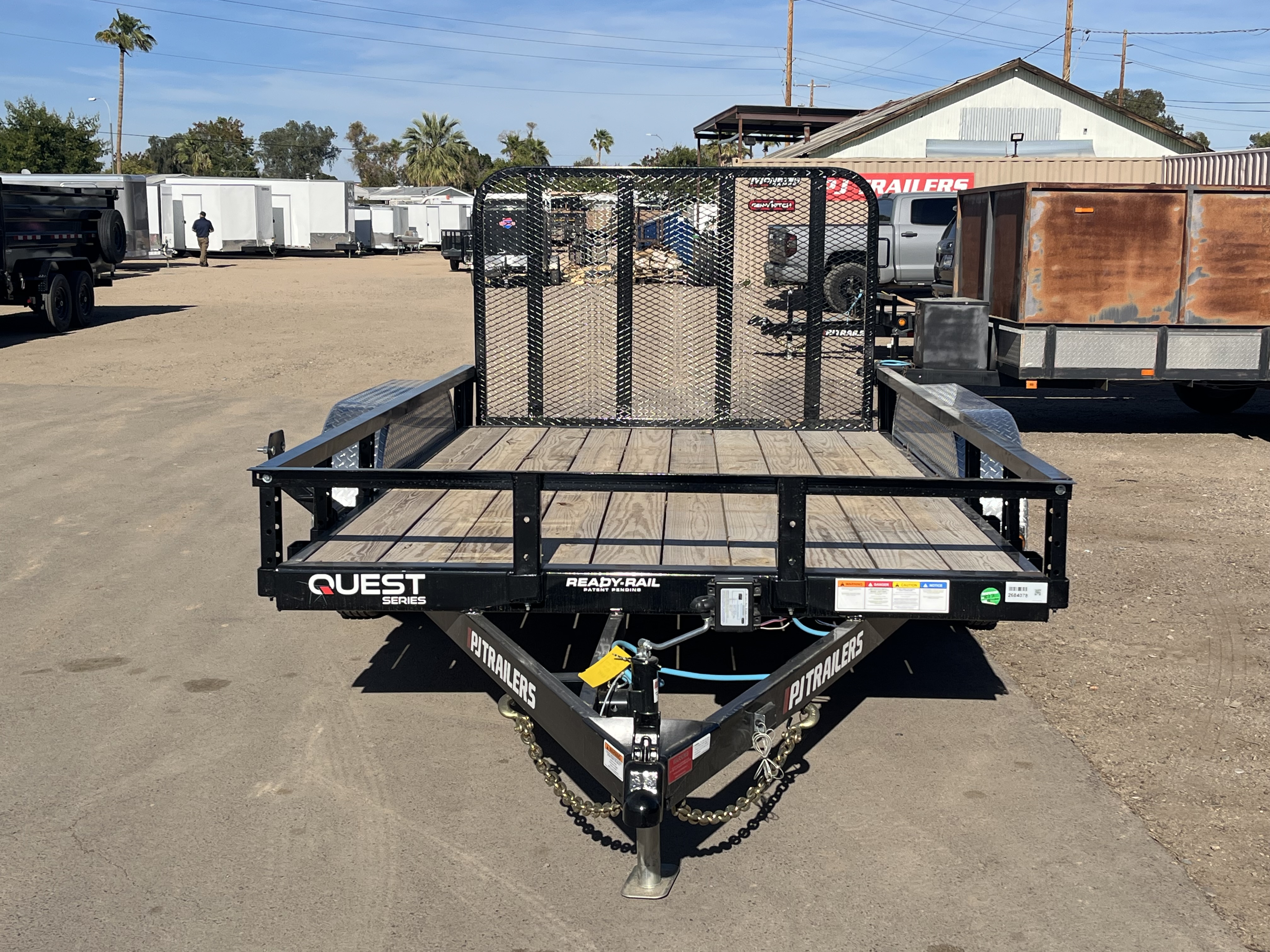 P.J. Trailers 12x77 Tandem Axle, 7K GVWR, Channel Utility - Stock #PPJ11094 - Image 1 of 9
