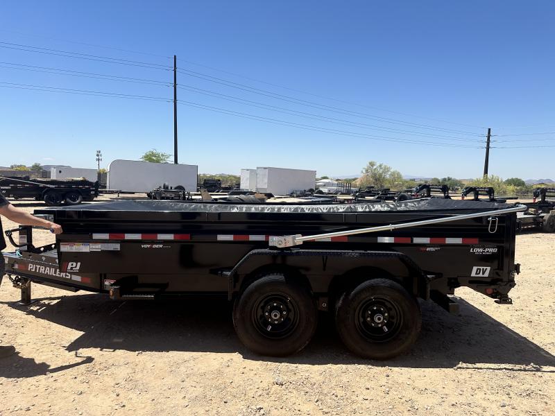 P.J. Trailers 14'x83" Voyager Dump Trailer w/ 2' Sides (DV) - Stock #PJD1389 - Image 5 of 6