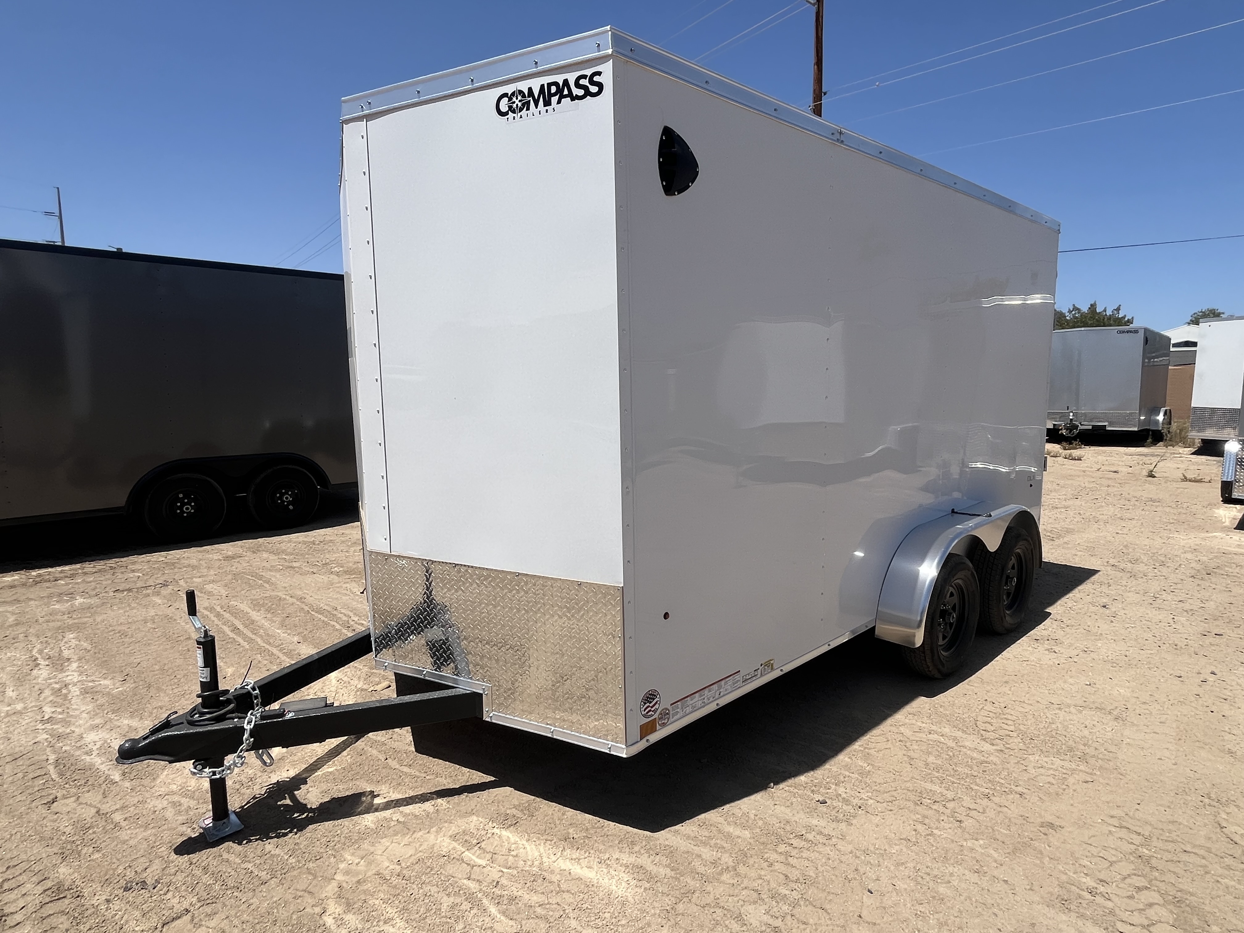 Compass 14x7 Indigo DLX, 7K GVWR, Ramp Door - Stock #CMP2856 - Image 9 of 10