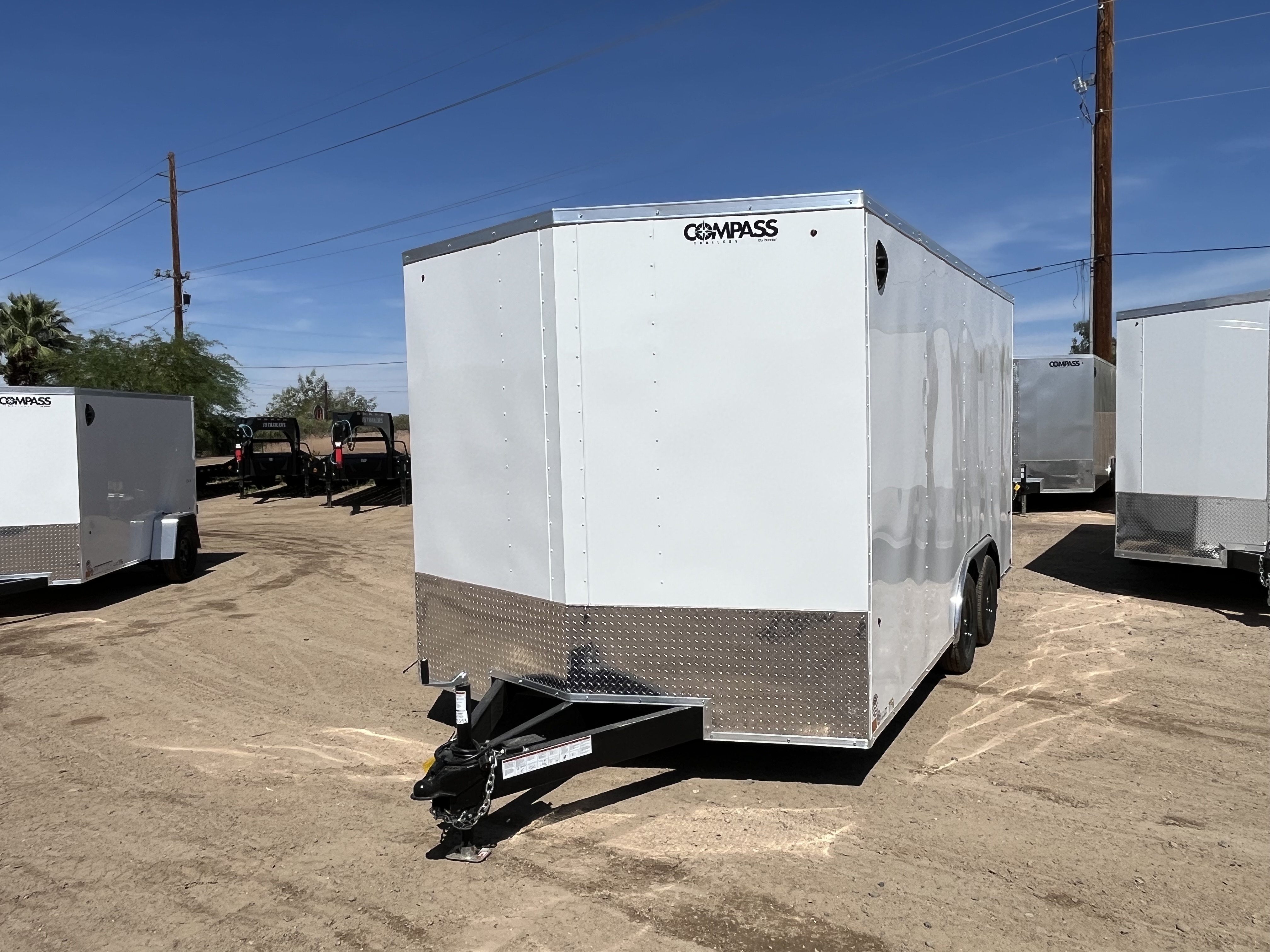 Compass 16x8.5 Indigo DLX, 7K GVWR, Ramp Door - Stock #CMP2807 - Image 6 of 10