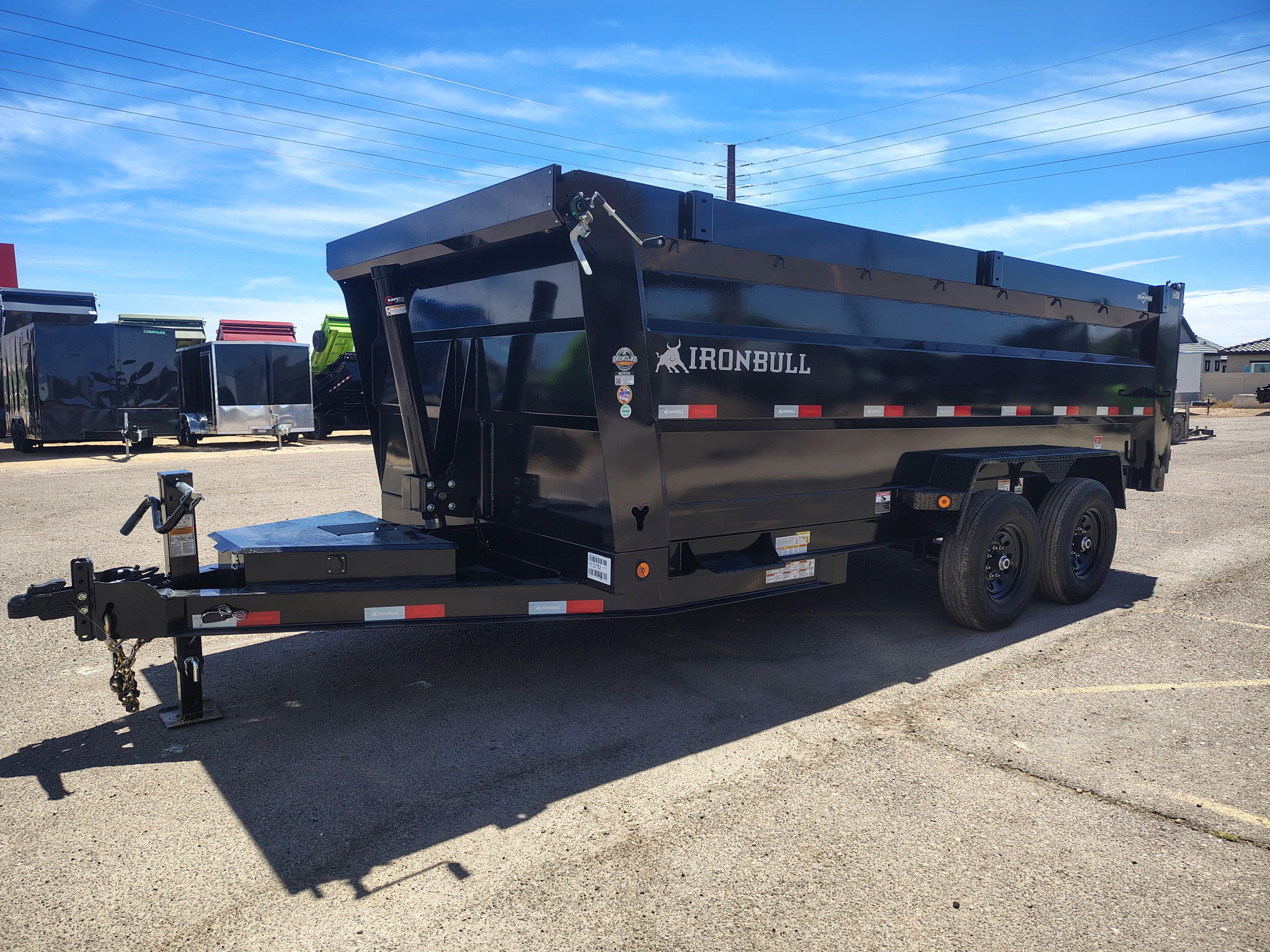 Norstar 14x83 IronBull Tandem Axle Dump, 14.9K GVWR, 48" Sides - Stock #NST1475 - Image 1 of 1