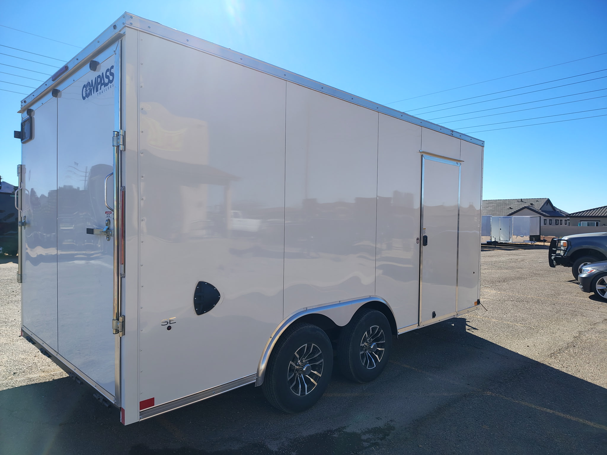 Compass 16x8.5 Indigo DLX, 10K GVWR, Ramp Door - Stock #CMP2809 - Image 9 of 11