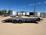 P.J. Trailers 22x83 Tandem Axle, 10K GVWR, Steel Deck Car Hauler, Slide-In Ramps Stock #PPJ11218 - Thumbnail 2