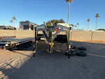 Load Trail 16x83 Gooseneck, Tandem Axle, 14 GVWR, Low-Pro Dump, 24" Sides Stock #LTD917 - Thumbnail 1