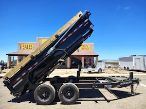 P.J. Trailers 14'x83" Voyager Dump Trailer w/ 2' Sides (DV)