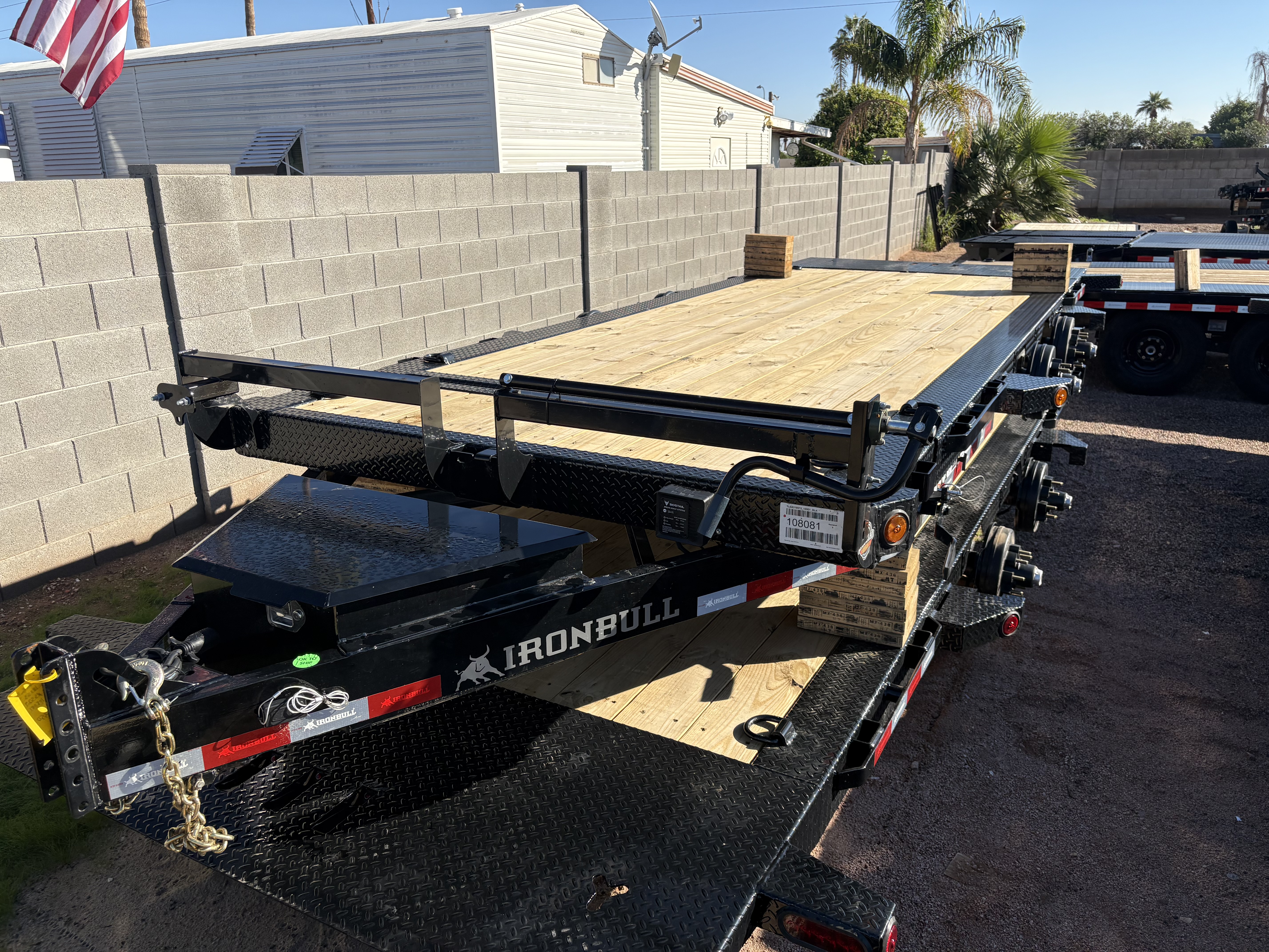 Norstar 18x83 IronBull Tandem Axle, 14K GVWR, Low-Pro Gravity Tilt - Stock #NS530 - Image 1 of 2