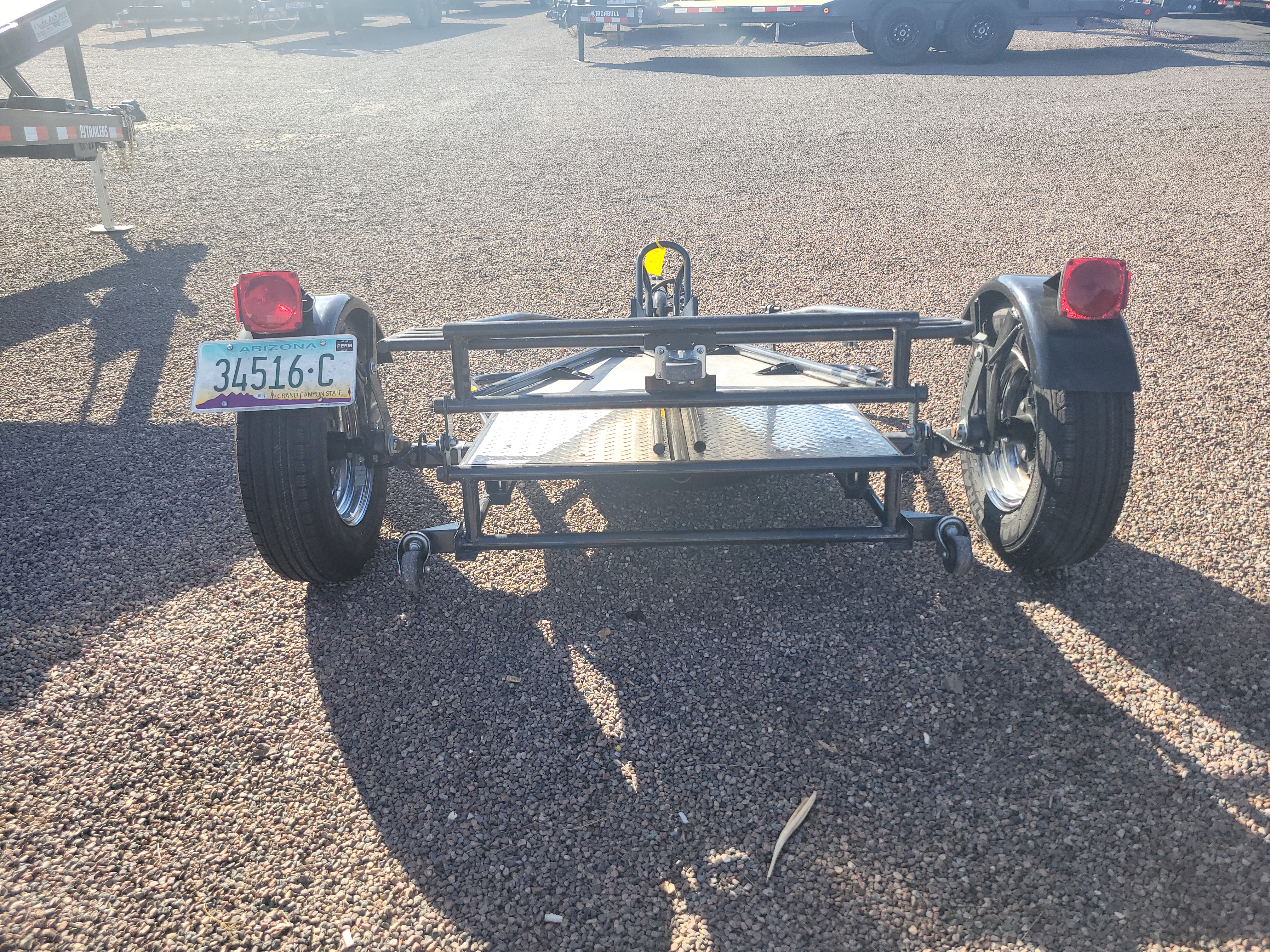 Kendon Single Ride-Up SRL Stand-Up Motorcycle Trailer - Stock #USD1157 - Image 3 of 3