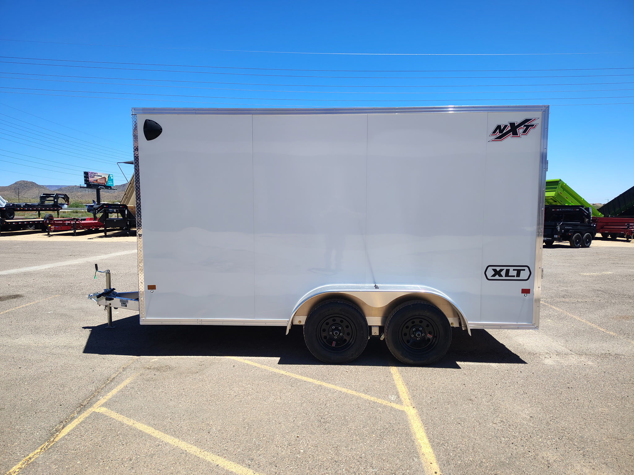 Alcom 14x7 All Aluminum XLTP Enclosed, 7K GVWR, Limited Edition, 82" Interior Height, Ramp Door - Stock #ALC259 - Image 4 of 7