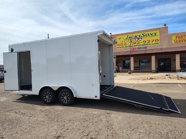 Compass 16x7.5 Jasper SE, 7K GVWR, 6" Extra Height, D-Rings, Ramp Door - Stock #CMP2763 - Image 6 of 6