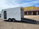 Compass 16x7.5 Jasper SE, 7K GVWR, 6" Extra Height, D-Rings, Ramp Door Stock #CMP2763 - Thumbnail 6