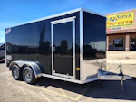 Alcom 14x7 All Aluminum XLTP Enclosed, 7K GVWR, Limited Edition, 82" Interior Height, Ramp Door Stock #ALC241 - Thumbnail 1