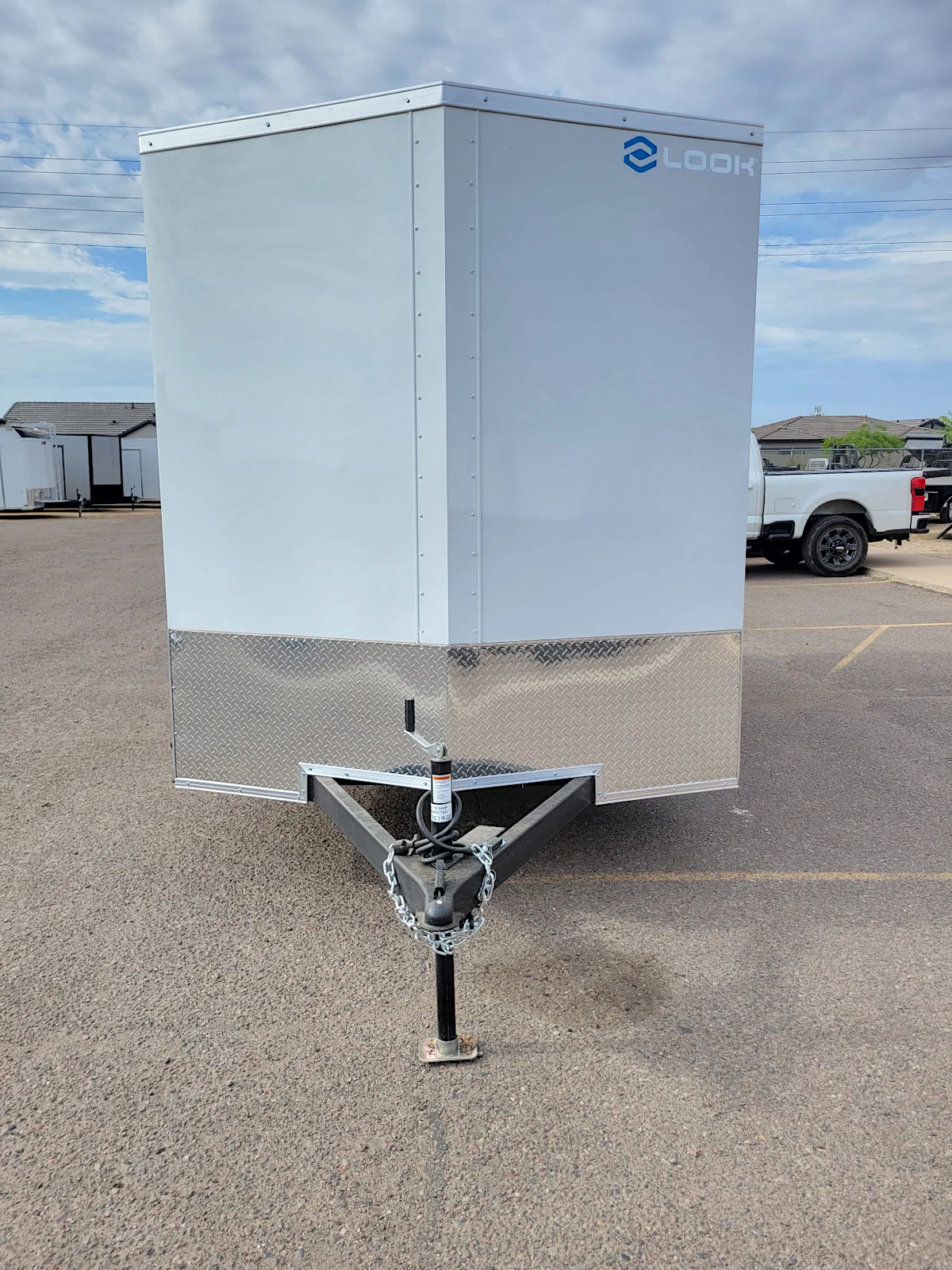 Look 14x7 ST DLX Flat Top V-Nose 7K GVWR, Ramp Door - Stock #CMP2944 - Image 1 of 6 Look 14x7 ST DLX Flat Top V-Nose 7K GVWR, Ramp Door - Stock #CMP2944 - Image 1 of 6