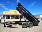 P.J. Trailers 14x83 Tandem Axle, 15,400 GVWR, Low Pro Dump, 24" Sides, Solar Charger, 14 Ply Tires Stock #PJD1702 - Thumbnail 2