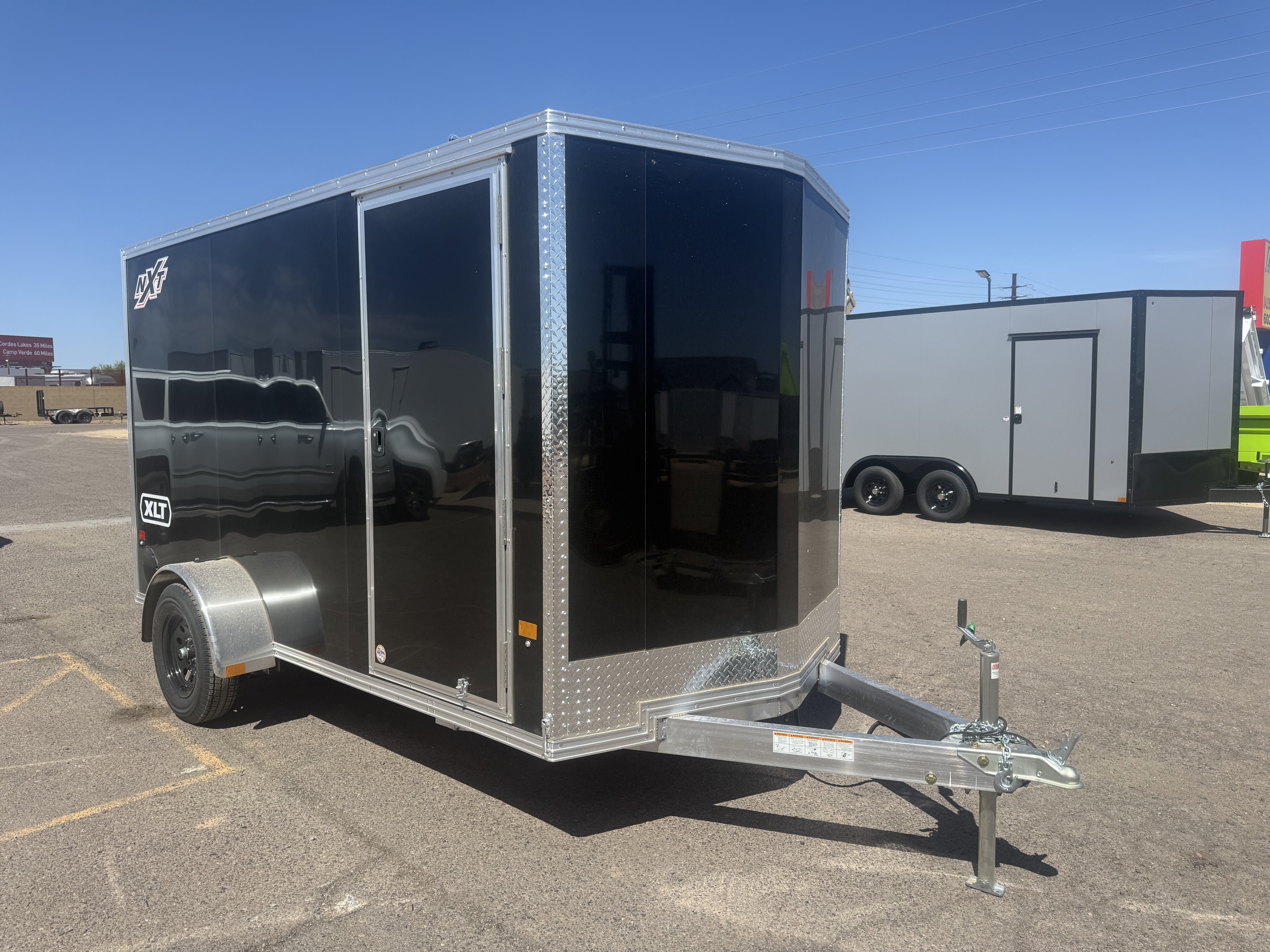 Alcom 12x6 All Aluminum NXT Enclosed, 3K GVWR, Limited Edition, Ramp Door - Stock #ALC223 - Image 3 of 8