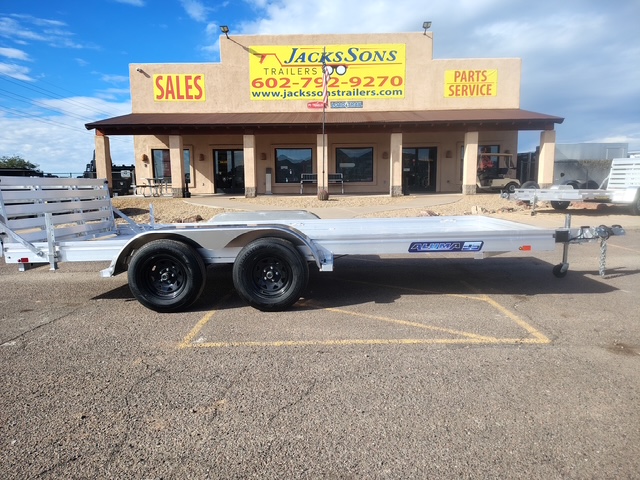Aluma 16x78 All Aluminum, 7K GVWR, Tandem Axle (7816ESA-TA-EL-BT) - Stock #ALU319 - Image 1 of 8