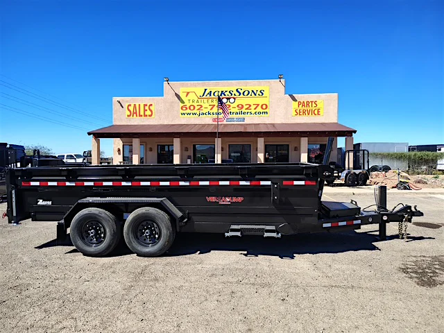 Midsota Midsota 16'x82" Telescopic Dump Trailer w/ 24" Sides (HV) - Stock #MID001 - Image 1 of 15 Midsota Midsota 16'x82" Telescopic Dump Trailer w/ 24" Sides (HV) - Stock #MID001 - Image 1 of 15