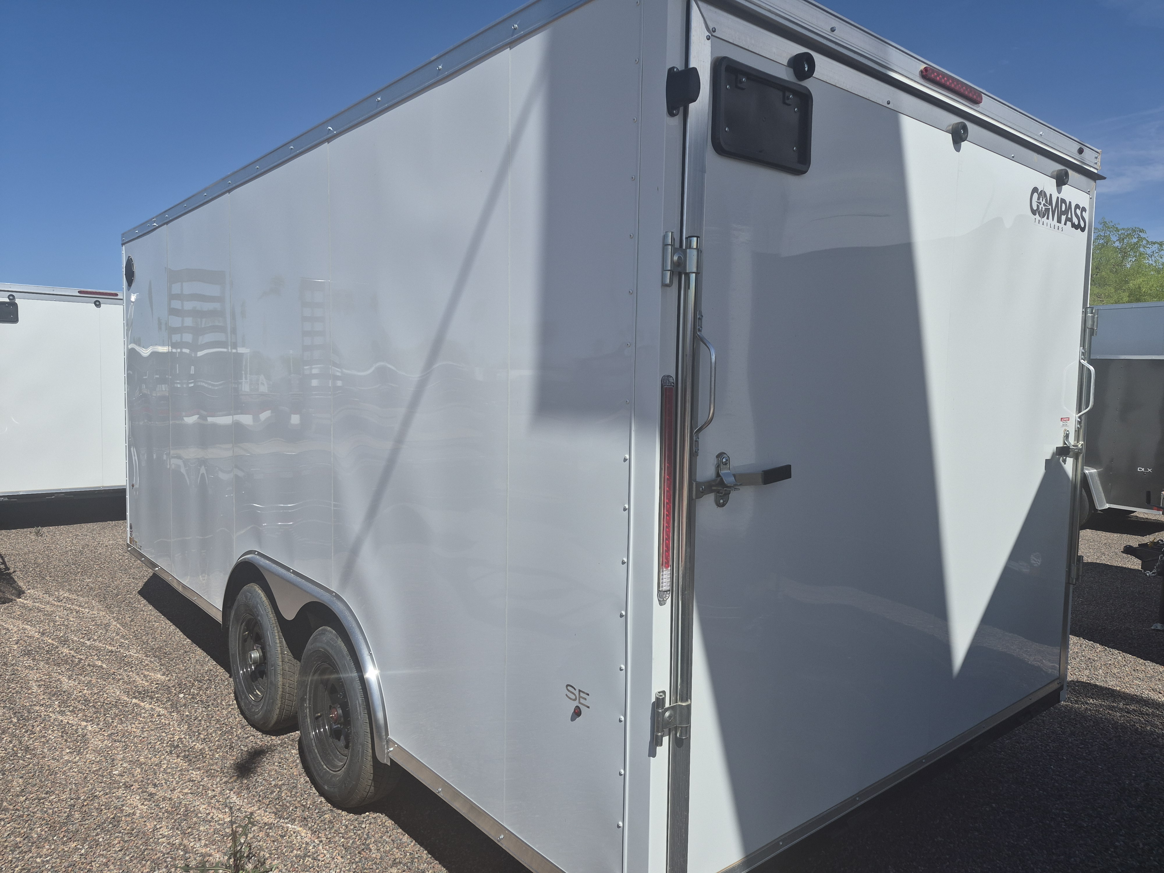 Compass 18x8.5 Jasper SE Car Hauler, 10K GVWR, Ramp Door - Stock #CMP2787 - Image 4 of 4