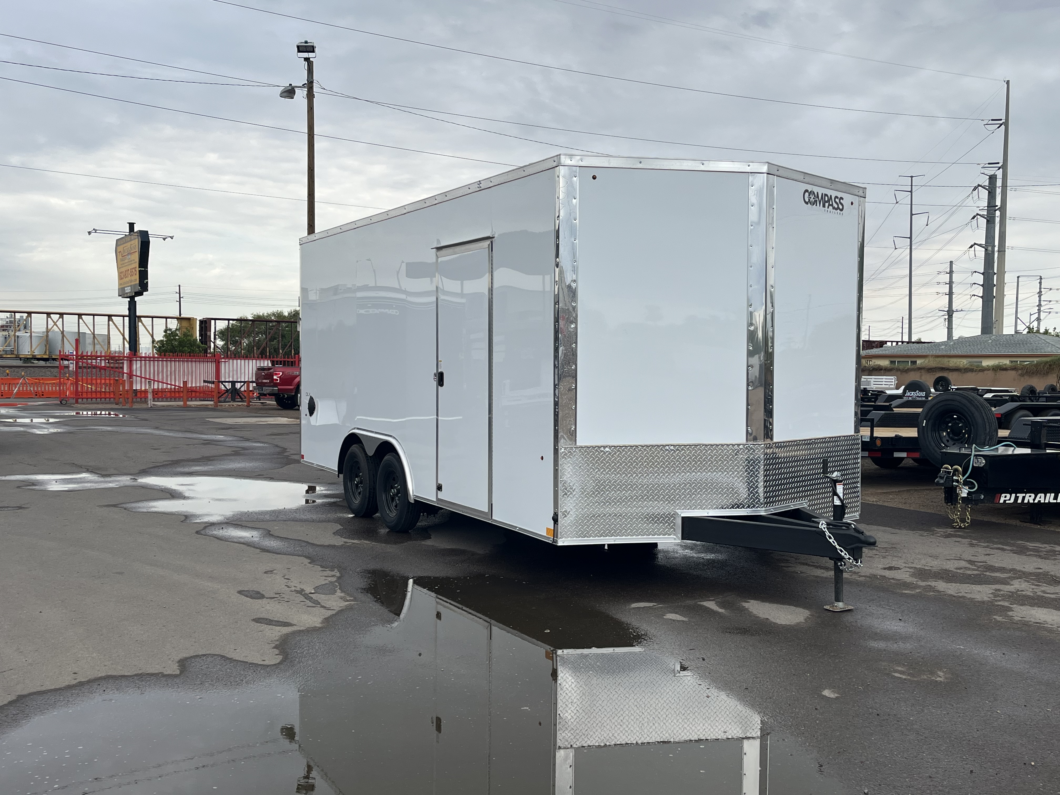 Compass 8.5'x18' Enclosed Cargo Trailer w/ Rear Ramp Door