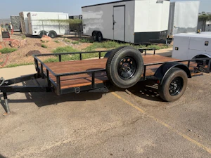Lifetime Products Lifetime Products 12'x72" Single Axle Utility Trailer w/ Open Rear