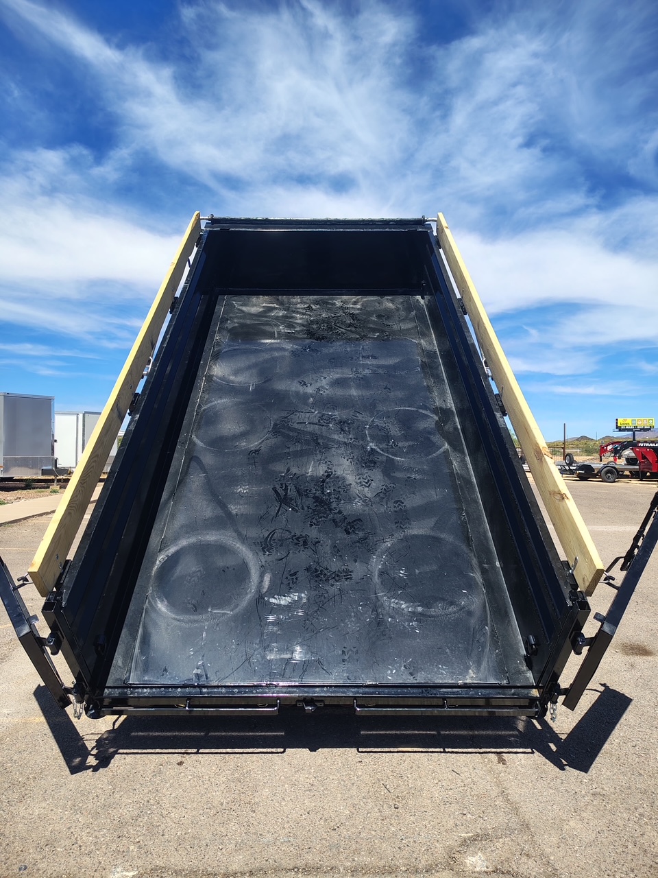 P.J. Trailers 14x83 Tandem Axle, 15,400 GVWR, Low Pro Dump, 24" Sides, 14 Ply Tires - Stock #PJD1667 - Image 11 of 11
