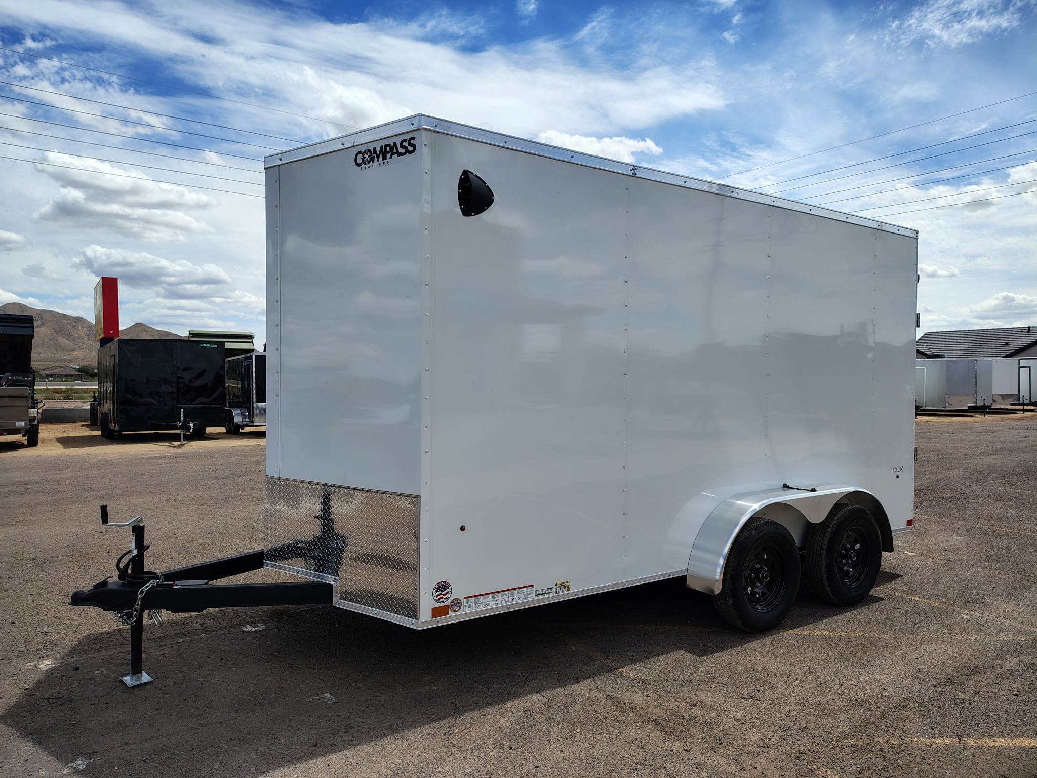 Compass 14x7 Indigo DLX, 7K GVWR, Ramp Door - Stock #CMP2851 - Image 5 of 8