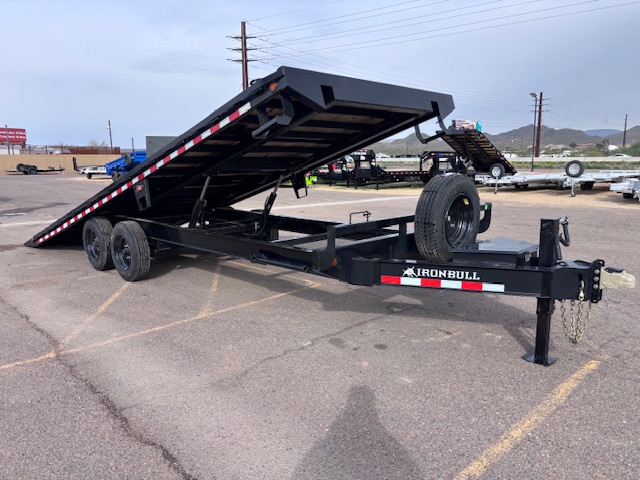 Norstar 24x102" Ironbull, Tandem Axle,16K GVWR, Deckover Tilt - Stock #NS567 - Image 5 of 6