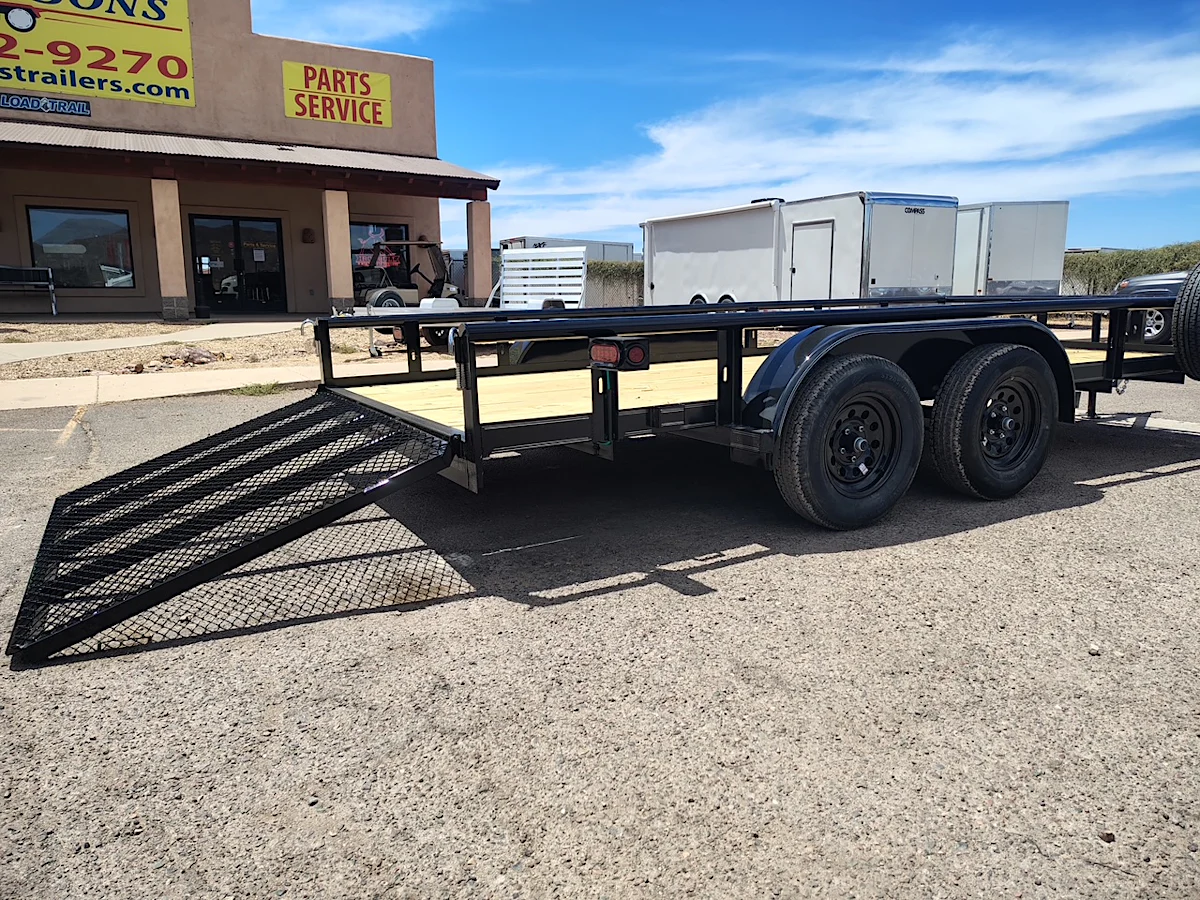 Texas Bragg 12x83 Utility Tandem Axle, 7K GVWR - Stock #TXB007 - Image 6 of 7 Texas Bragg 12x83 Utility Tandem Axle, 7K GVWR - Stock #TXB007 - Image 6 of 7