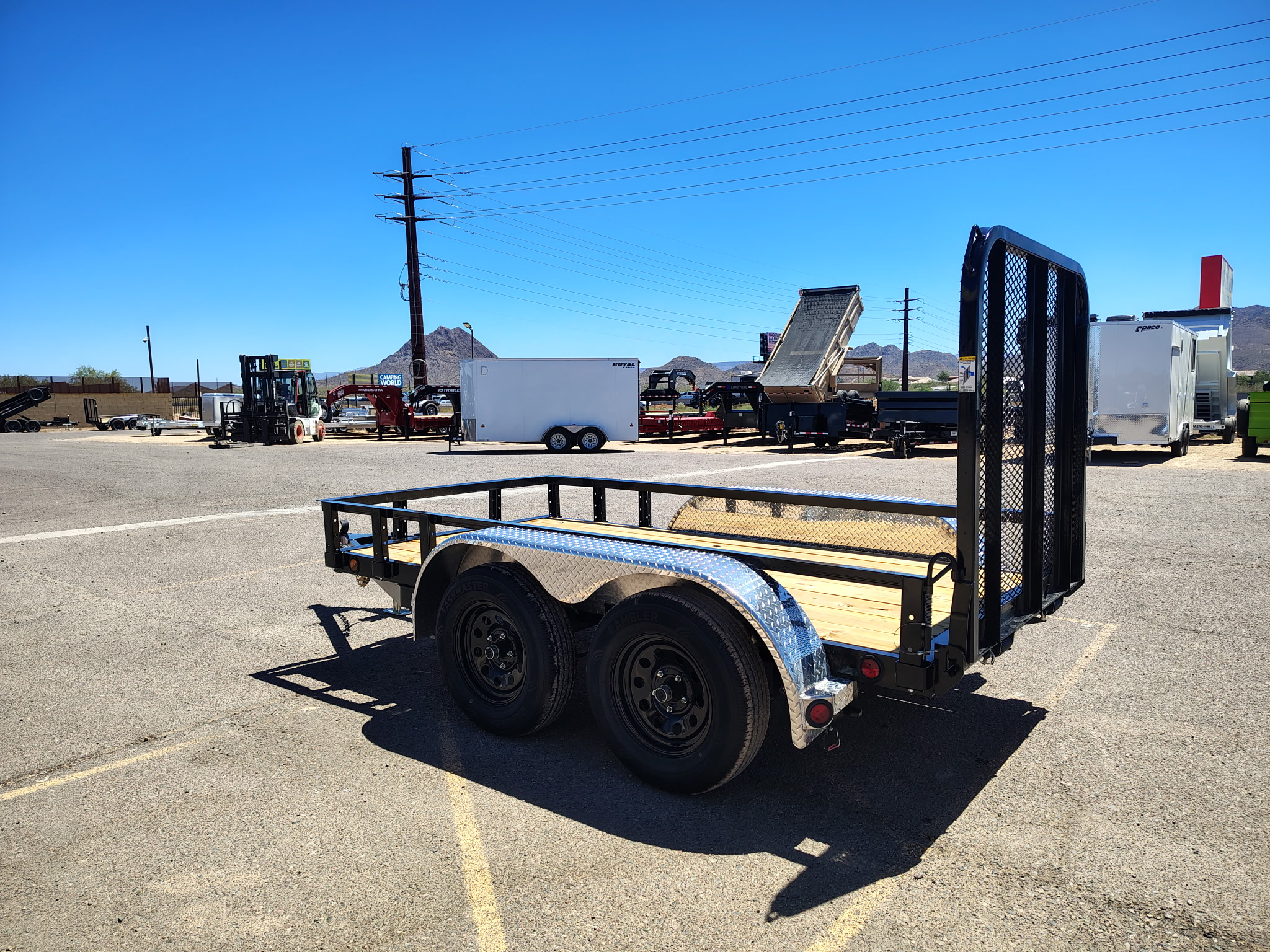 PJ Trailers 10X60 Tandem Axle Channel Utility, 7K GVWR - Stock #PPJ11207 - Image 6 of 7