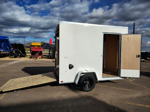 Compass 6'x10' Enclosed Cargo Trailer w/ Rear Ramp Door