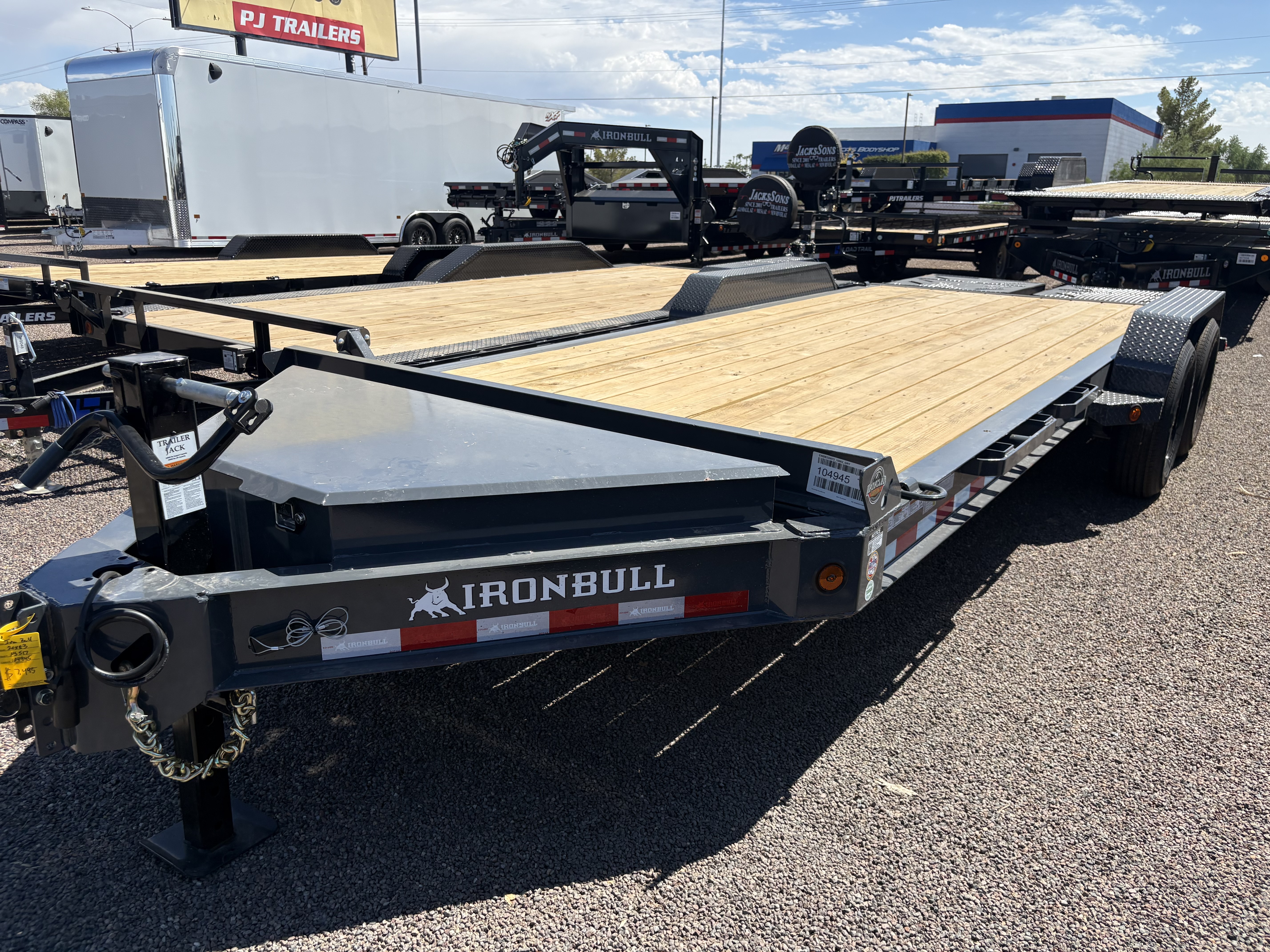 Norstar 20x83 IronBull, Tandem Axle, 14K GVWR, Rampage Ramps - Stock #NS518 - Image 3 of 5