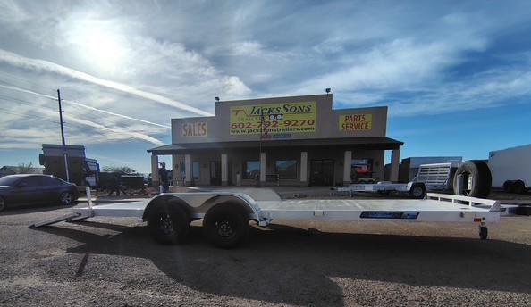 Aluma 20x82 All Aluminum, 7K GVWR, Tandem Axle (8220ESA-TA-EL-R-RTD) - Stock #ALU344 - Image 1 of 5