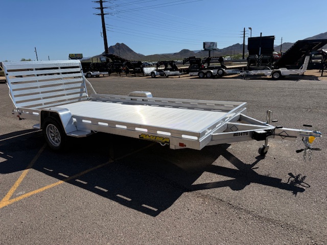 Aluma 14x80 All Aluminum, 4.2K GVWR, Heavy Single Axle (8014S-EL-TG) - Stock #ALU391 - Image 4 of 7