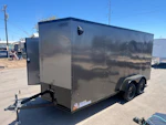 Cargo Express 16x7 EX DLX Flat Top V-Nose, 7K GVWR, Ramp Door Stock #CMP2899 - Thumbnail 9