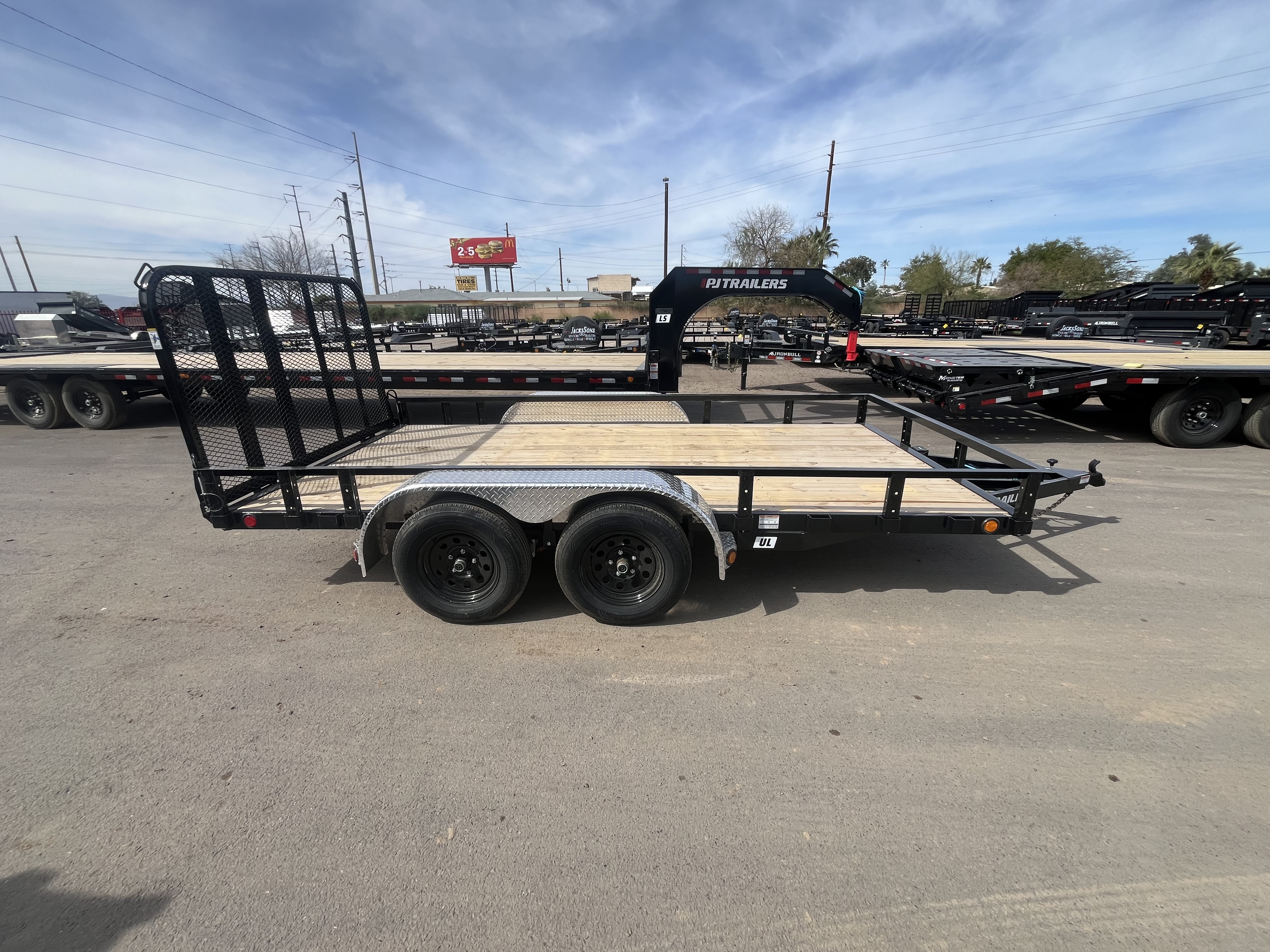 P.J. Trailers 14x83 Tandem Axle, 7K GVWR, Channel Utility - Stock #PPJ11097 - Image 3 of 8