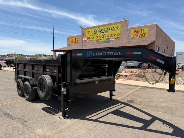 Load Trail 14x83 Gooseneck, Tandem Axle, 14K GVWR, Low-Pro Dump, 36" Sides - Stock #LTD905 - Image 6 of 6