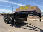 Load Trail 14x83 Gooseneck, Tandem Axle, 14K GVWR, Low-Pro Dump, 36" Sides Stock #LTD905 - Thumbnail 6
