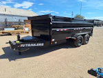 P.J. Trailers 16x83 Tandem Axle, 22K GVWR, HD Low-Pro Dump, 48" Sides Stock #PJD1593 - Thumbnail 2
