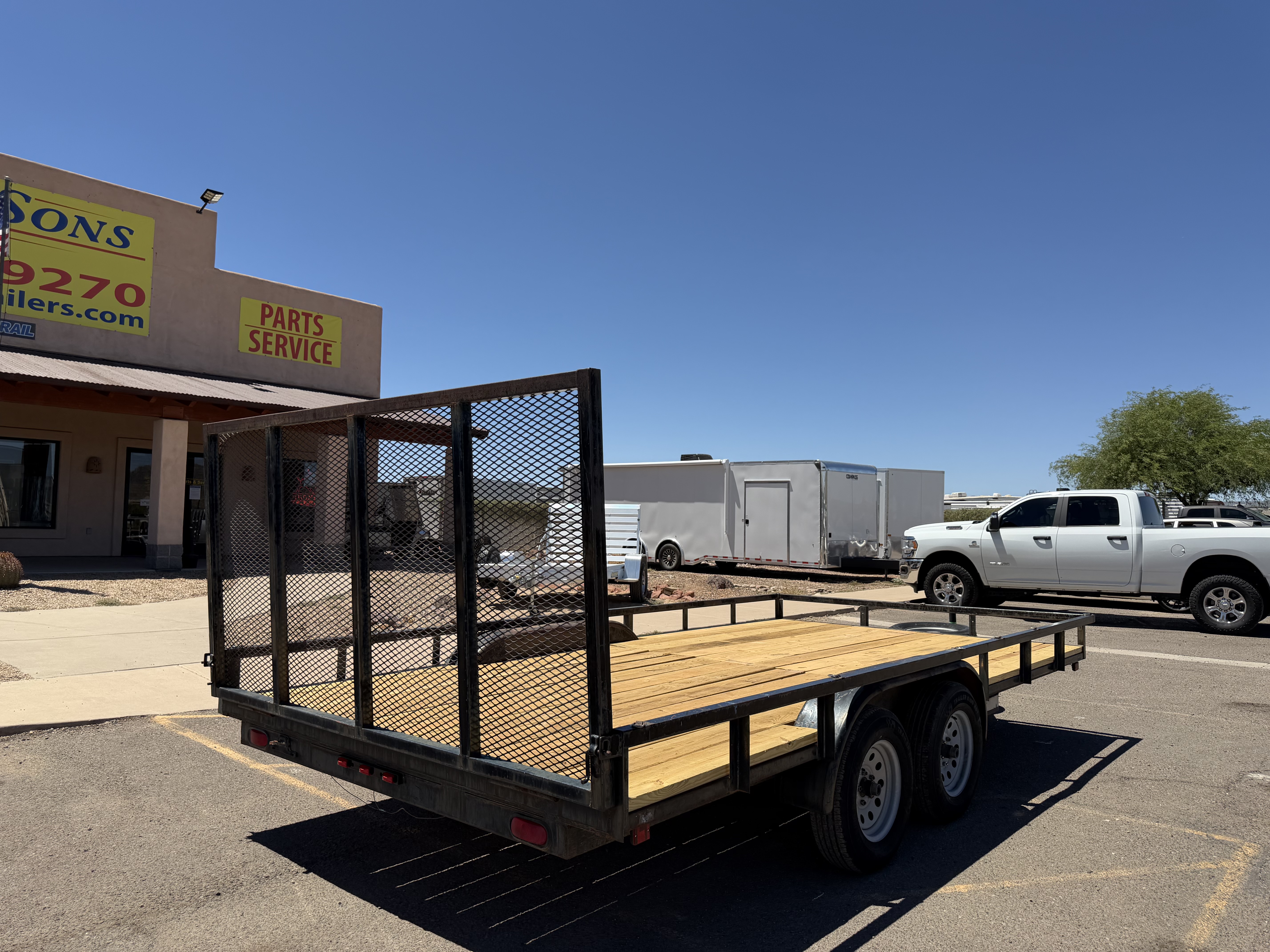 CARSON TRAILERS INC 16x7 Tandem Axle, 7K GVWR, Utility - Stock #USD7901 - Image 8 of 9