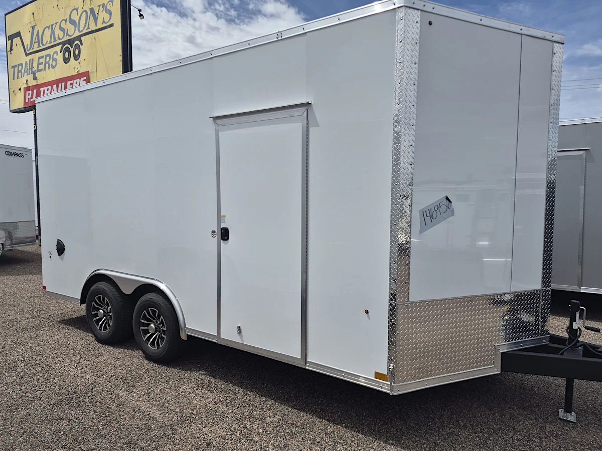 Compass 16x8.5 Jasper SE Car Hauler, 10K GVWR, Ramp Door - Stock #CMP2849 - Image 2 of 4 Compass 16x8.5 Jasper SE Car Hauler, 10K GVWR, Ramp Door - Stock #CMP2849 - Image 2 of 4