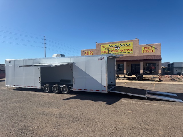 EZ Hauler 8.5'x34' NXT Aluminum Car Hauler w/ Rear Ramp Door (NXTCH)
