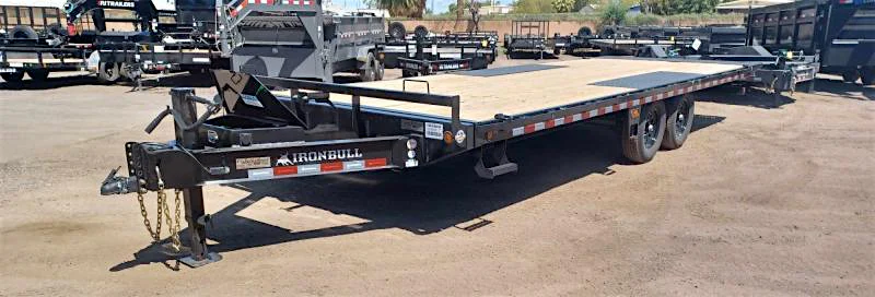 Iron Bull Iron Bull 24'x102" Pintle Deckover Tilt Trailer (TDP) - Stock #NS602 - Image 1 of 9 Iron Bull Iron Bull 24'x102" Pintle Deckover Tilt Trailer (TDP) - Stock #NS602 - Image 1 of 9