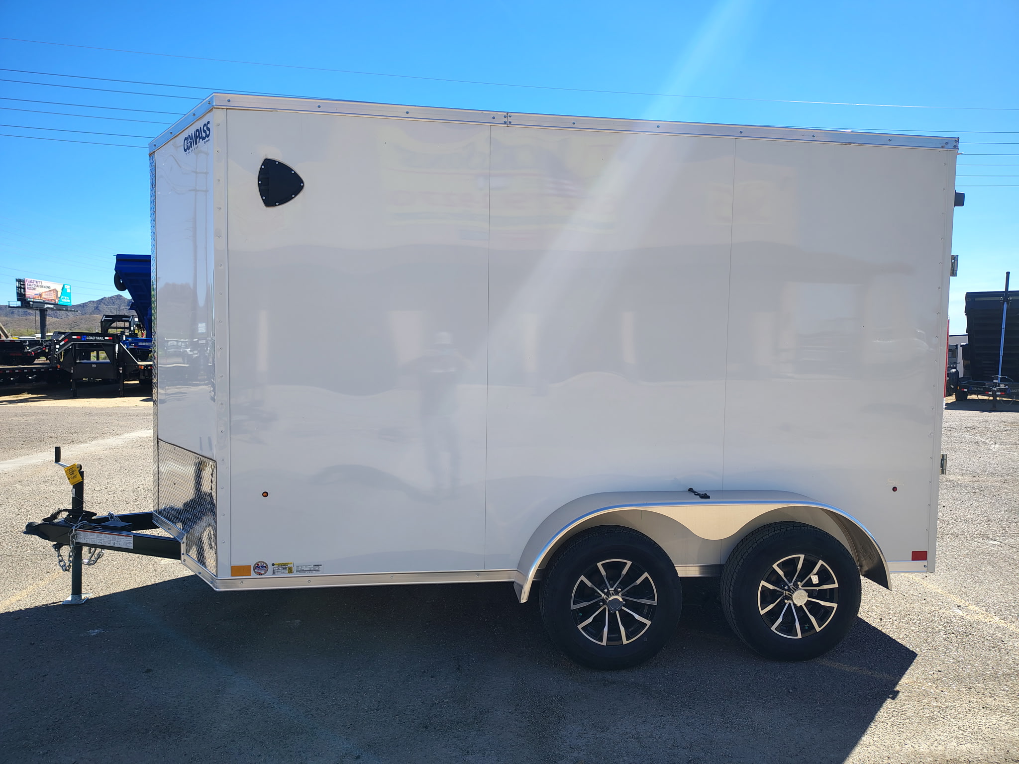 Compass 12x6 Jasper SE, 7K GVWR, Ramp Door - Stock #CMP2563 - Image 3 of 6