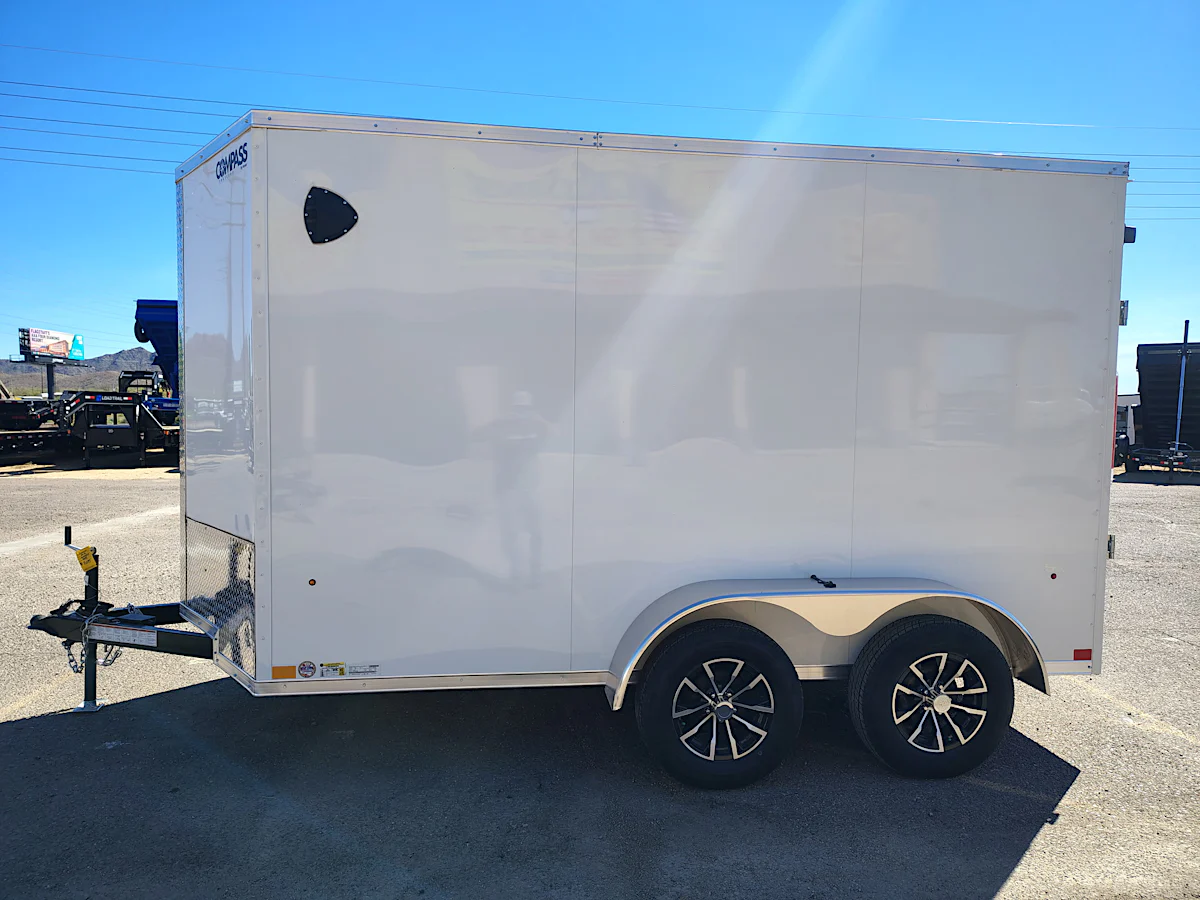 Compass 12x6 Jasper SE, 7K GVWR, Ramp Door - Stock #CMP2563 - Image 3 of 6 Compass 12x6 Jasper SE, 7K GVWR, Ramp Door - Stock #CMP2563 - Image 3 of 6