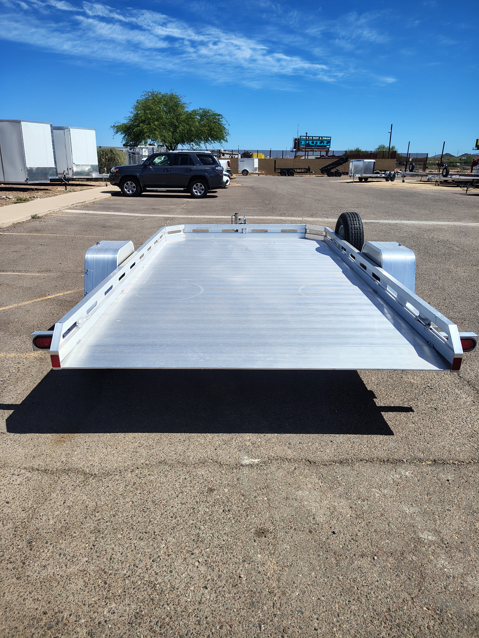 Aluma 12x77 All Aluminum, 3K GVWR, Heavy Tilt Single Axle (7712H-TILT-S) - Stock #ALU394 - Image 9 of 12